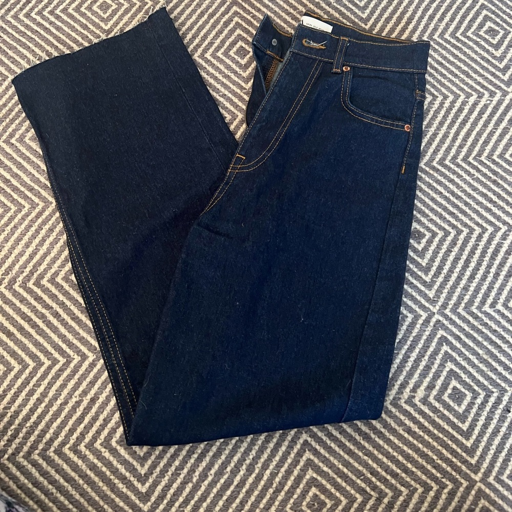 Zara Wide Leg Denim- Dark Wash